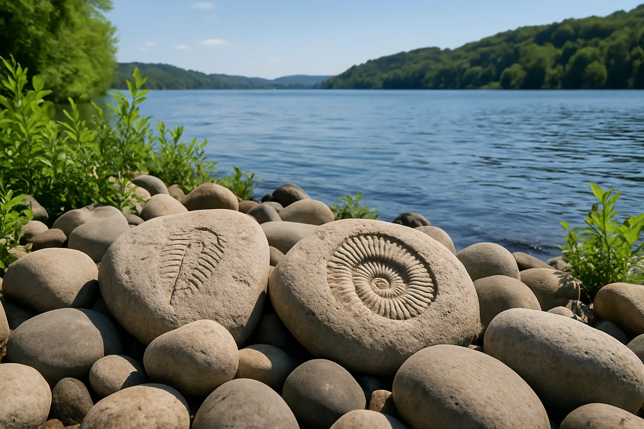 Fossiliensuche am Baldeneysee