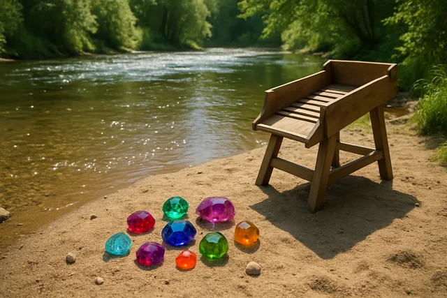 Edelsteinwaschen für Kinder nach Goldgräberart in Wülfrath