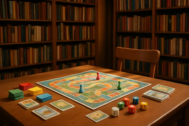 Brettspielsamstag in der Bibliothek in Mettmann