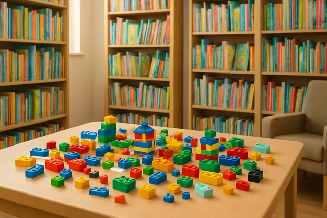 Lego®-Treff - Vorlesen und Bauen mit Lego® Steinen in Langenfeld