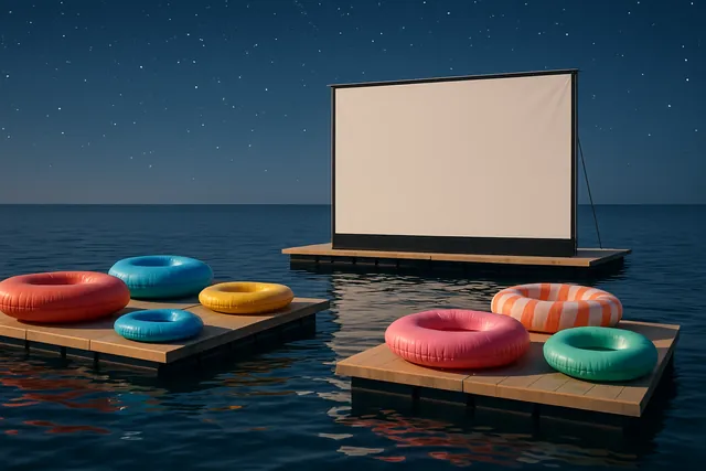 Kino-Poolparty in Erkrath