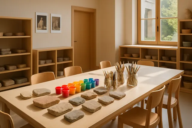 Offene Museumswerkstatt „Steinmalerei“ am Freitag, 31.07.2026, 15-17 Uhr in Langenfeld