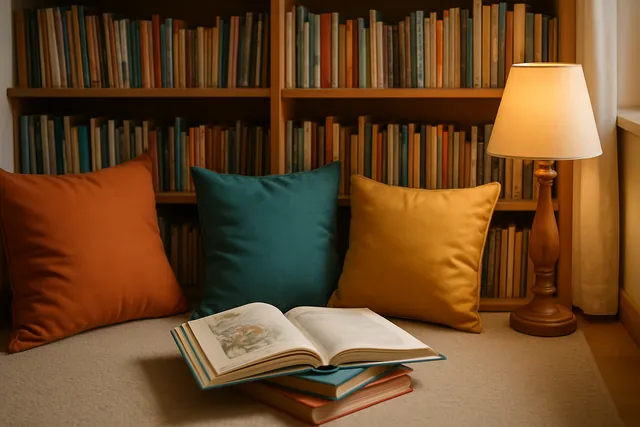 Vorlesestunde in der Stadtbibliothek in Langenfeld