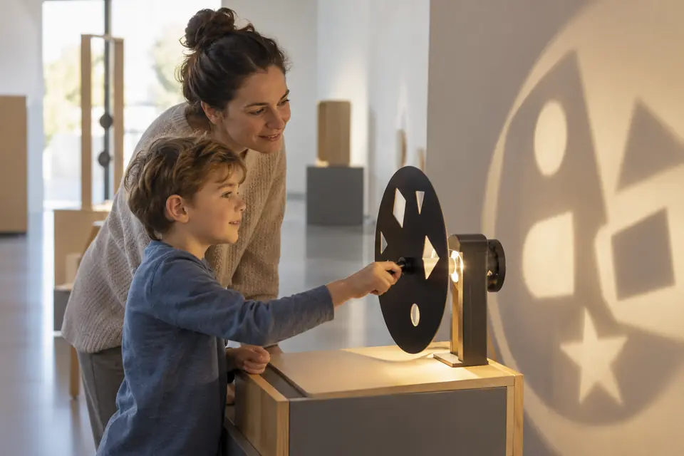 Die Lichtmaschinerie – Mitmach-Ausstellung (Familienbesuche) in Düsseldorf