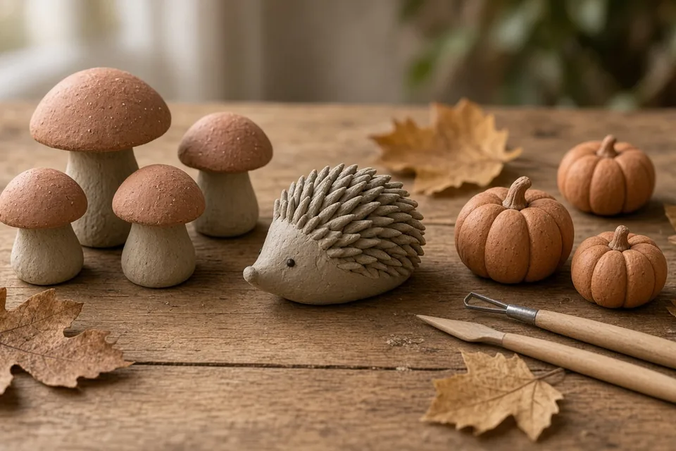 Herbstliche Motive aus Ton (Kinder 6-10 Jahre) in Düsseldorf