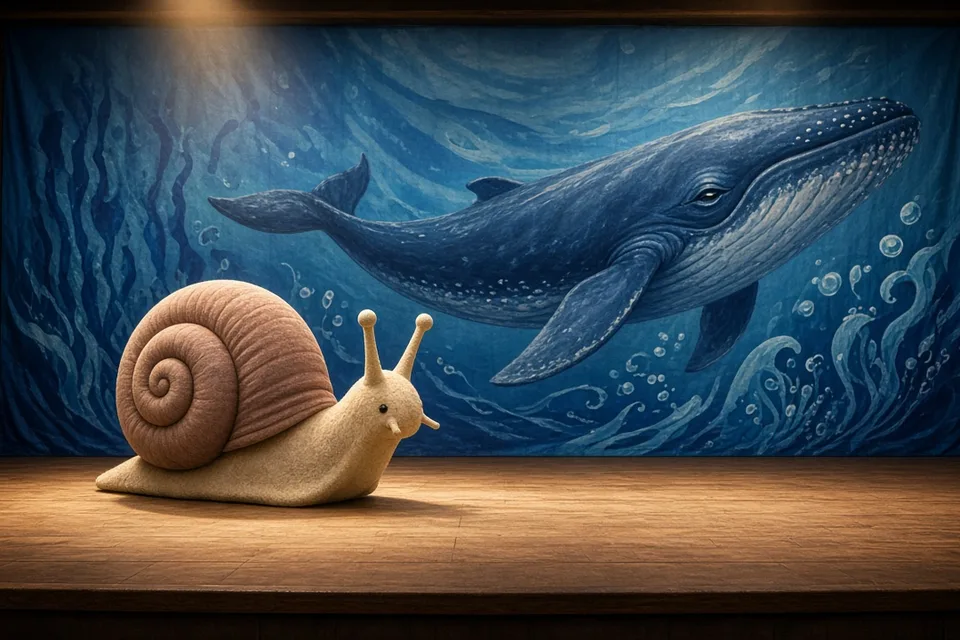 Kindertheater: "Die Schnecke und der Buckelwal" in Ratingen