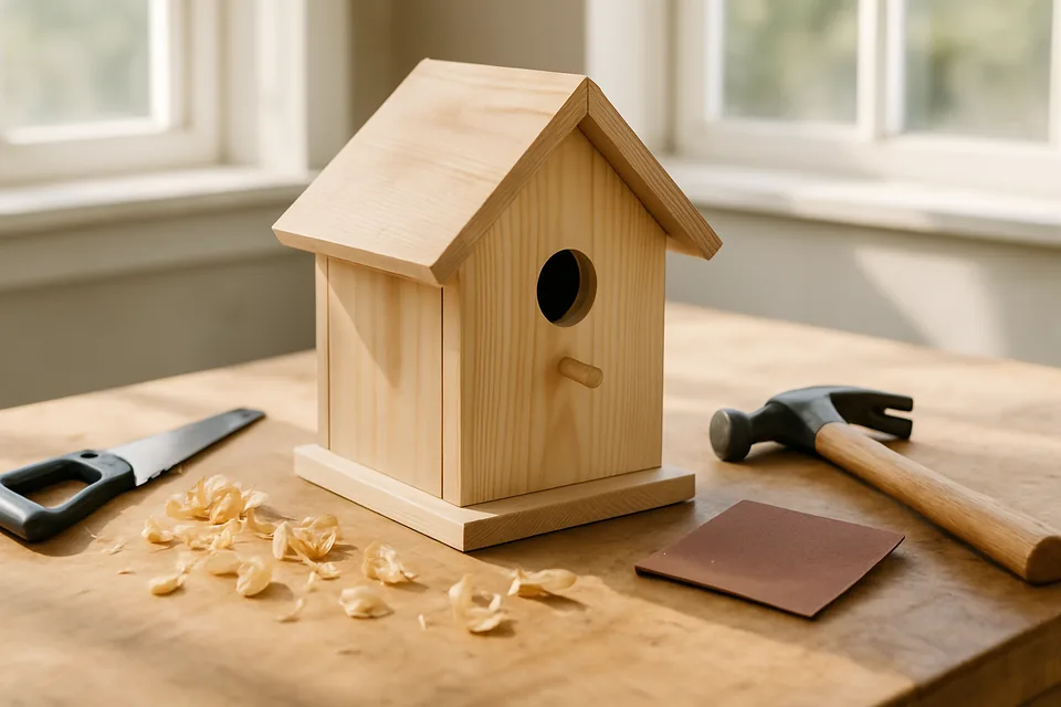 Holzwerken - Vogelhaus für (Groß-) Eltern und Kinder von 3 bis 6 Jahren in Düsseldorf